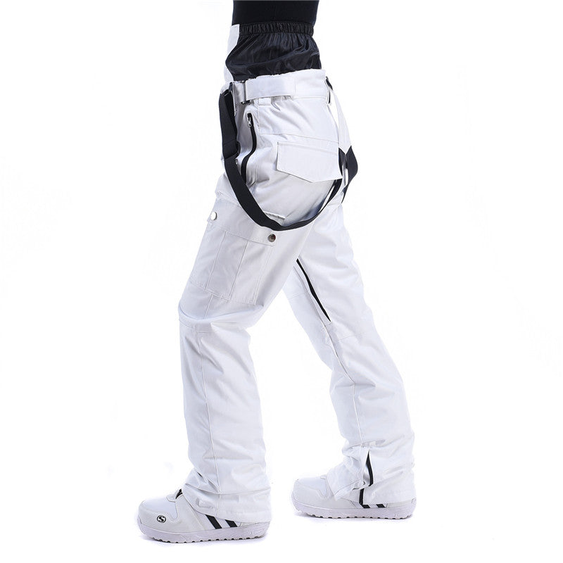 RIIVIYELE Damen Winter Mountain Snow Pants Ski Latzhose