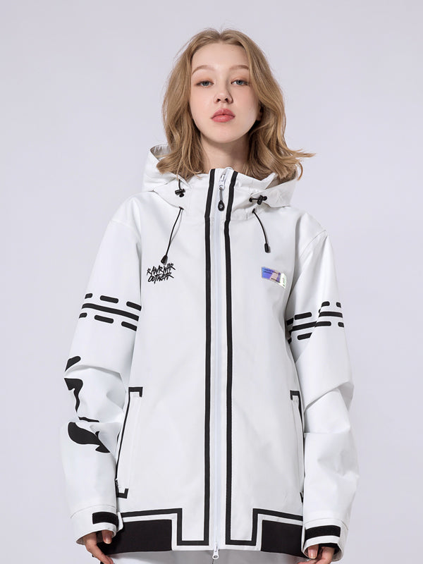 RAWRWAR Geometry Cargo Snowboardjacke für Herren