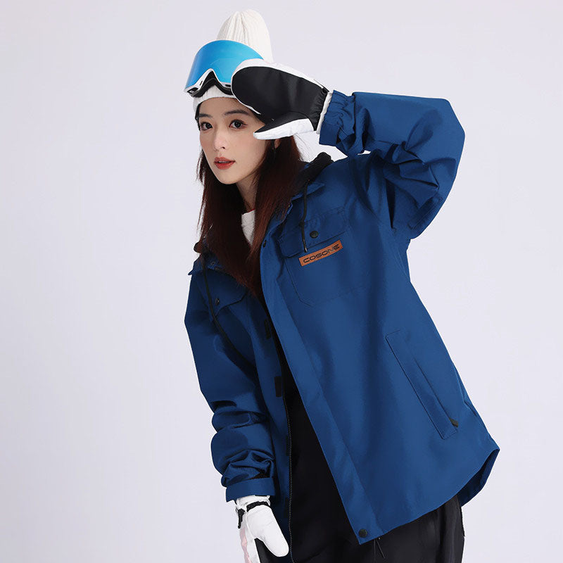 Cosone Damen Forever wasserdichte Coach-Jacke mit Kapuze