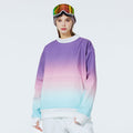 Damen Freestyle Rundhalspullover mit Kängurutasche aus Fleece