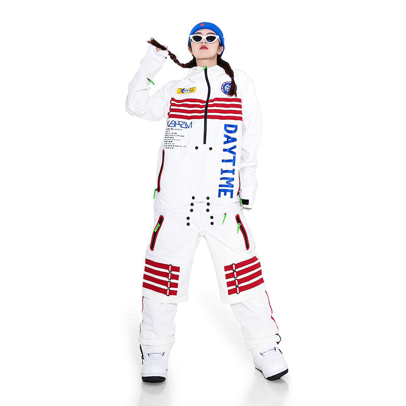 PINGUP NASA-Raumstation-Einteiler-Snowboardanzüge für Herren