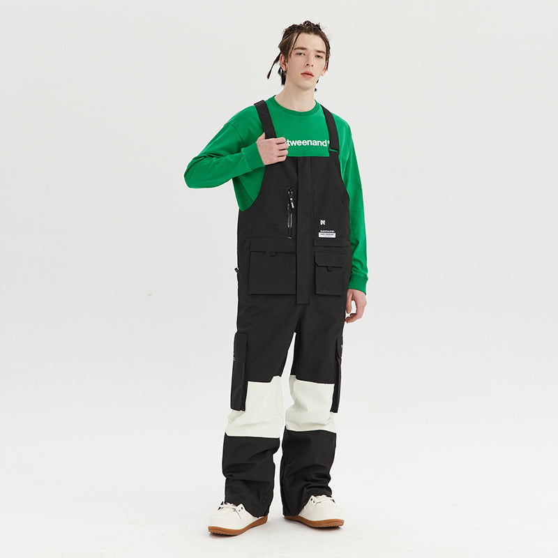 Nandn Pockets Fun Snowboard-Latzhose für Herren