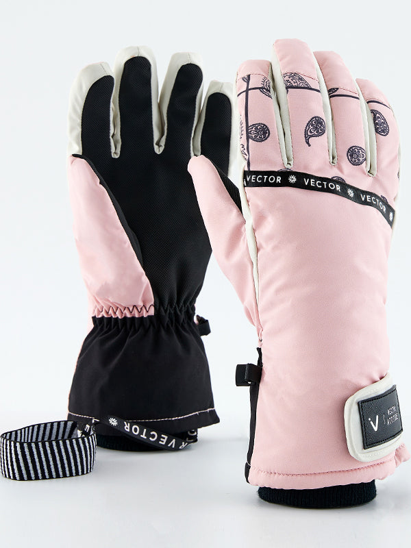 Bunte Winter-Schneehandschuhe von Vector für Damen und Unisex