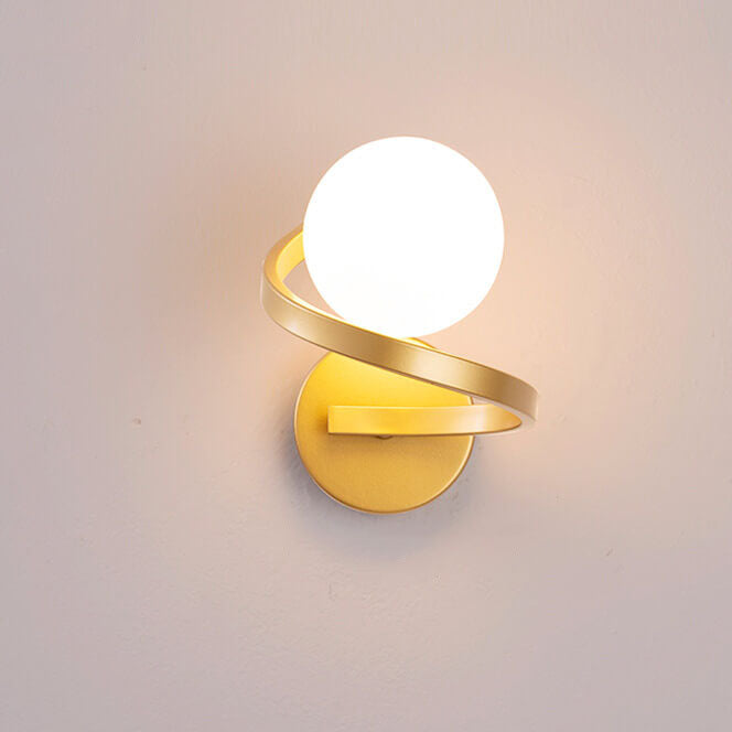Luvano Astra Wandleuchte 2 Glaskugeln LED
