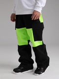Searipe Winter Freerider Colorblock Cargo-Schneehose für Herren
