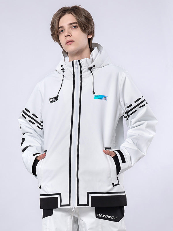 RAWRWAR Geometry Cargo Snowboardjacke für Herren