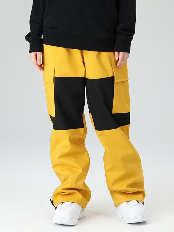 Searipe Winter Freerider Colorblock Cargo-Schneehose für Herren