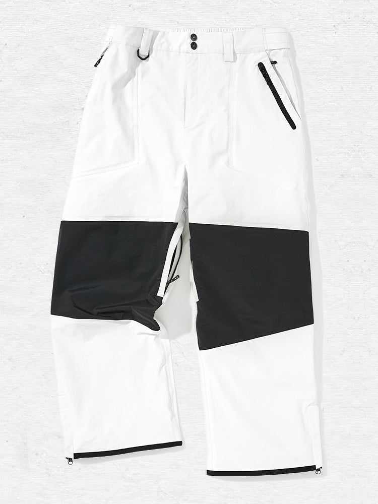 Nandn Colorblock Mountain Top Schneehose für Herren