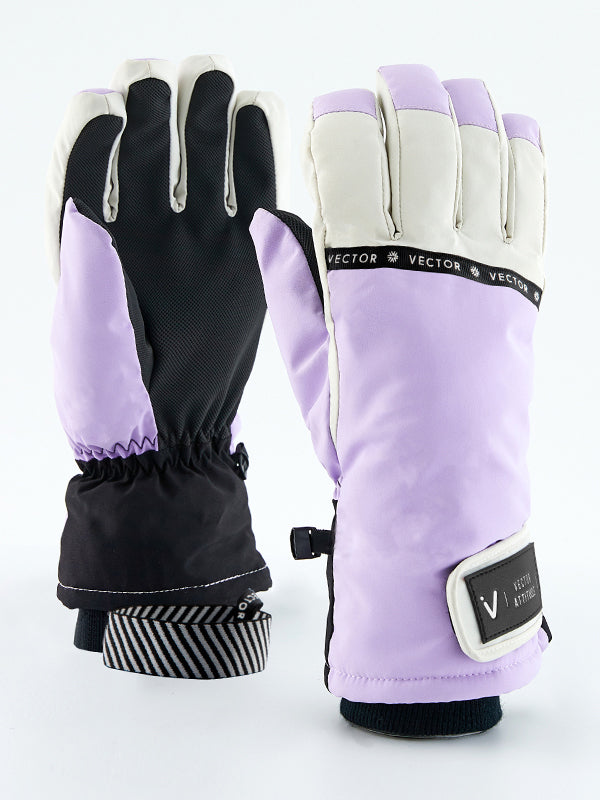 Bunte Winter-Schneehandschuhe von Vector für Damen und Unisex