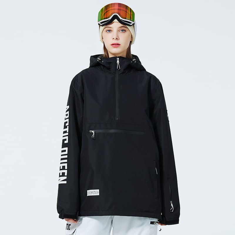 WinterPeak SnowGuard Anorakjacke für Herren mit halbem Reißverschluss