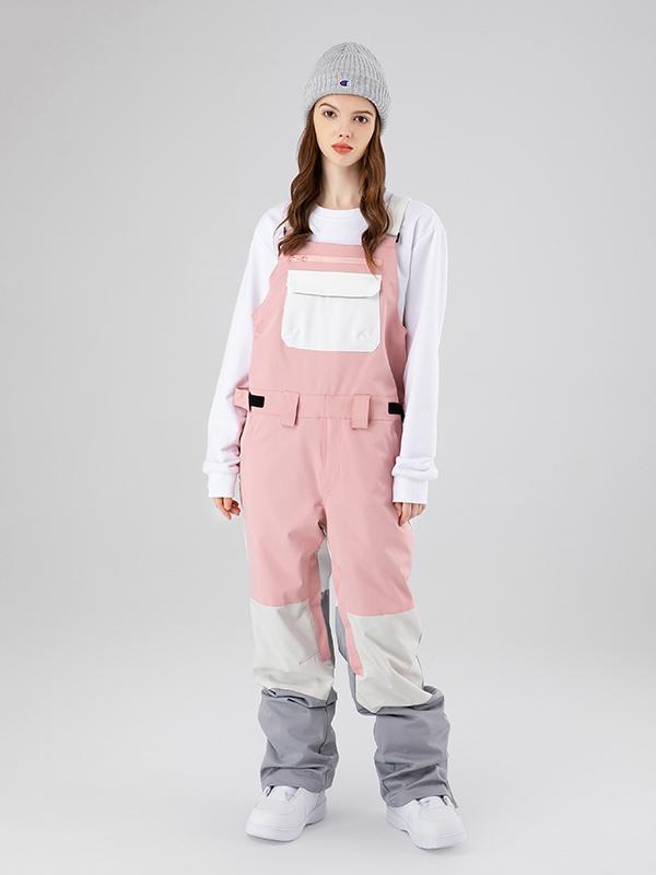 Searipe Mountain Discover Colorblock Skihose für Damen (Latzhose)