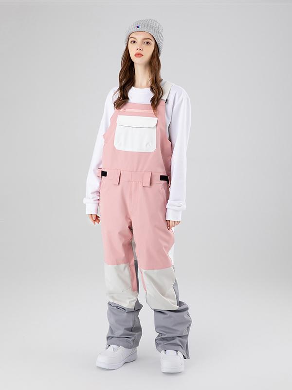 Searipe Mountain Discover Colorblock Skihose für Damen (Latzhose)