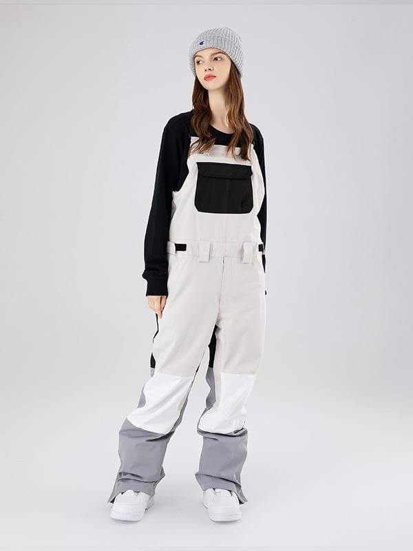 Searipe Mountain Discover Colorblock Skihose für Damen (Latzhose)