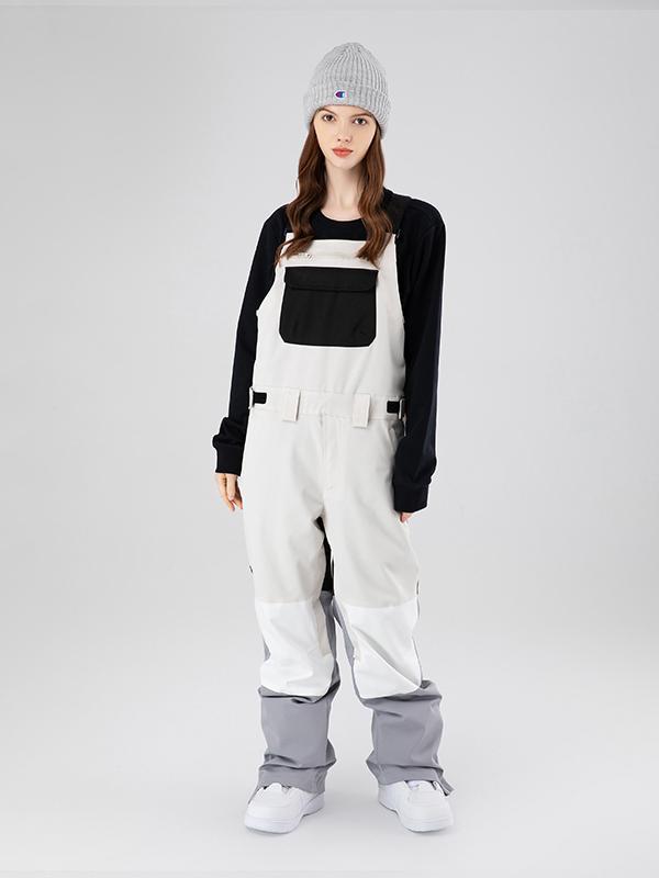 Searipe Mountain Discover Colorblock Skihose für Damen (Latzhose)