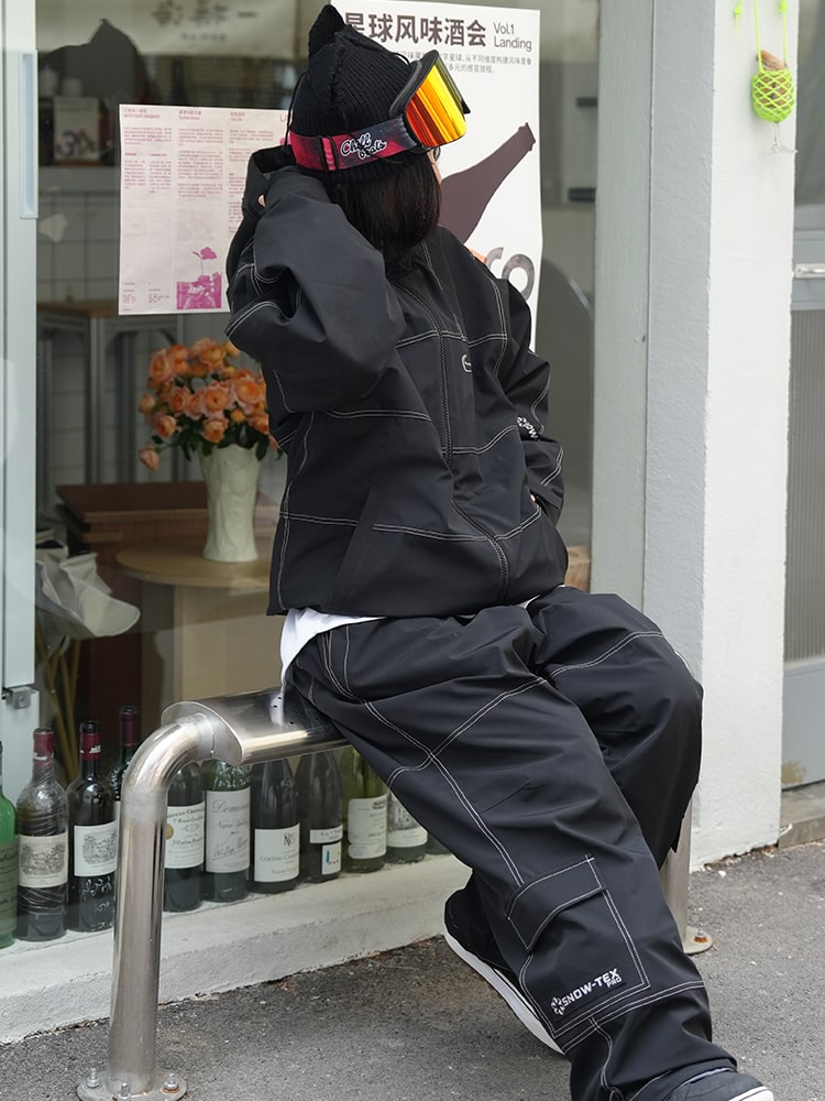 John Snow Damen-Schneeanzüge im urbanen Street-Style, zweiteilig