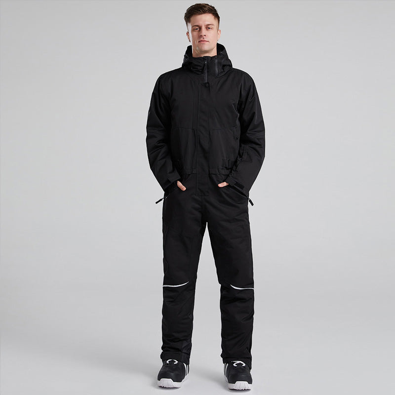 RIVIYELE Herren Praktischer und stylischer Einteiler Winter-Snowboard- und Skianzug