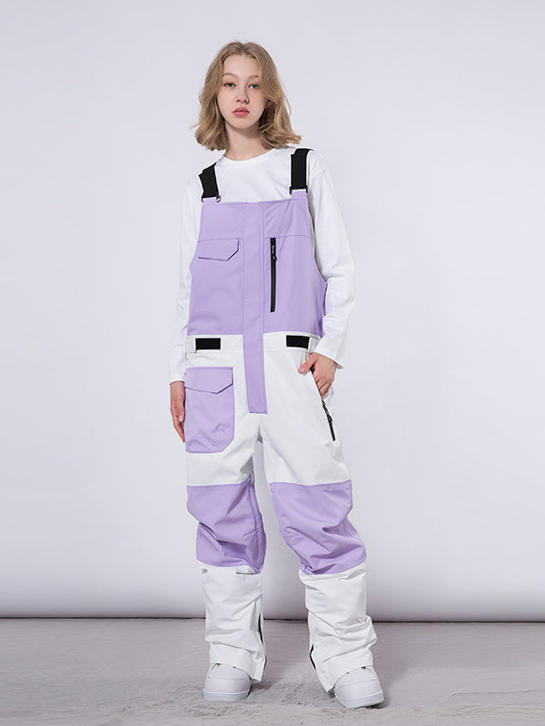 Mutu Snow Winter Moment Block Schnee-Latzhose für Herren