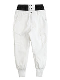 RAWRWAR Damen High Waist Harem Waterproof Mountain Jogger Snow Pants Mountain Pants