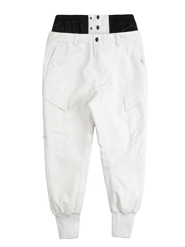 RAWRWAR Damen High Waist Harem Waterproof Mountain Jogger Snow Pants Mountain Pants