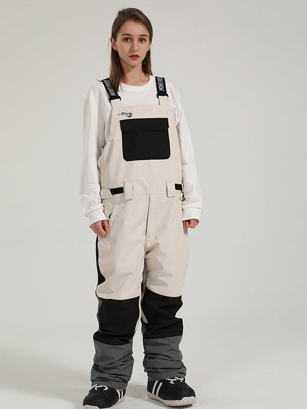 Damen Skihose mit Trägern Gsou Snow Mountain Discover Colorblock