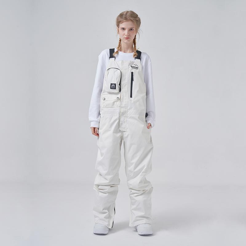 RAWRWAR Ice Storm Pocket Solid Snow Bibs Pants für Herren