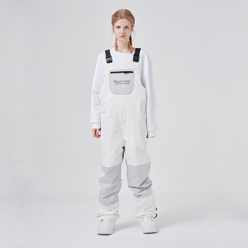 RAWRWAR Mountain Discover Colorblock Ski-Latzhose für Herren