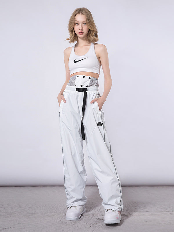 Dook Snow Stripe Snowboardhose für Damen mit elastischem Bund