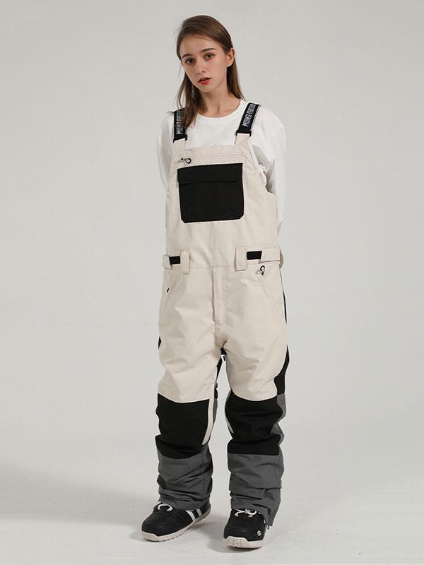 Gsou Snow Mountain Discover Colorblock Ski-Latzhose für Herren