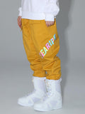 Searipe Unisex Winter-Schneehose mit reflektierenden Buchstaben für Damen und Herren