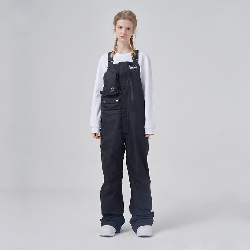 RAWRWAR Ice Storm Pocket Solid Snow Bibs Pants für Herren