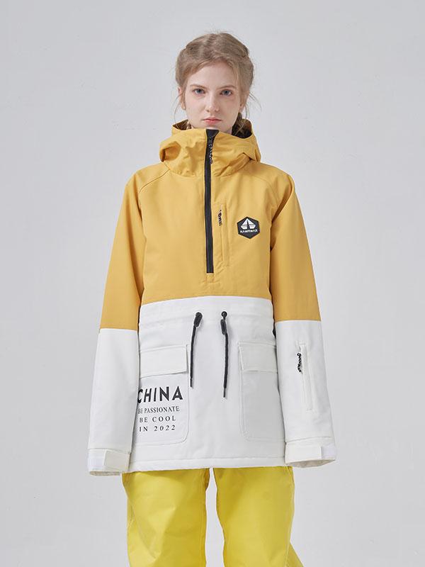 RAWRWAR Winter Infinity Colorblock Parka Schneejacke für Herren