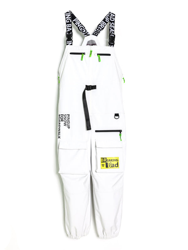 Pingup Unisex Breaking Bad Snowboardhose Latzhose für Herren