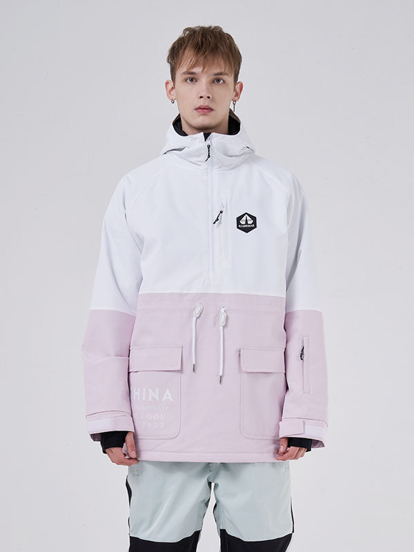 RAWRWAR Winter Infinity Colorblock Parka Schneejacke für Damen