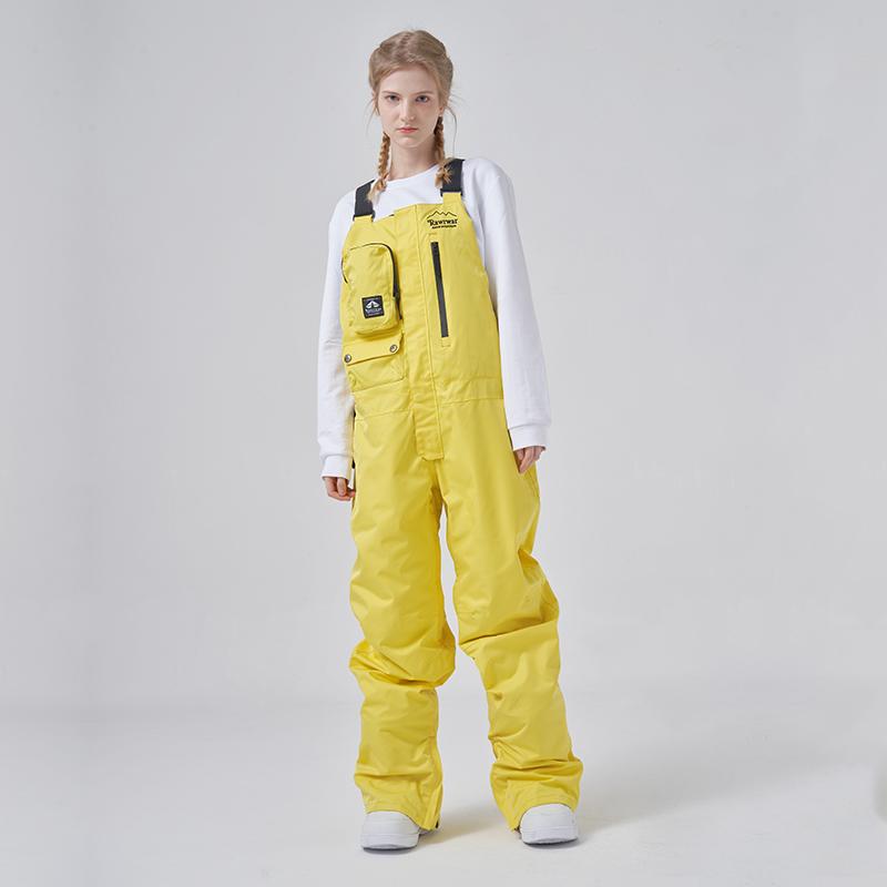 RAWRWAR Ice Storm Pocket Solid Snow Bibs Pants für Herren