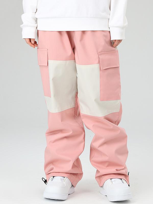 Searipe Winter Freerider Colorblock Cargo-Schneehose für Herren