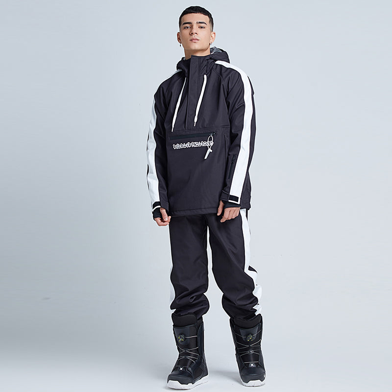 RAWRWAR Unisex-Snowboardjacken- und Hosen-Set für Herren und junge Mode