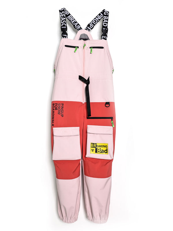 Pingup Unisex Breaking Bad Snowboardhose Latzhose für Herren