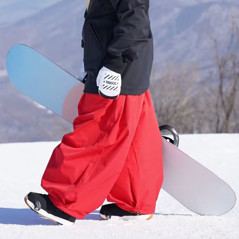 Doorek Unisex Super Baggy Schneehose für Damen