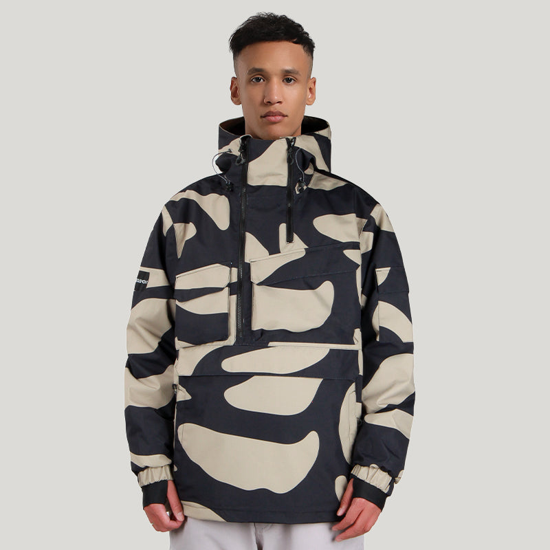 Gsou Snow Winter Action Cargo Anorak Schneejacke für Herren
