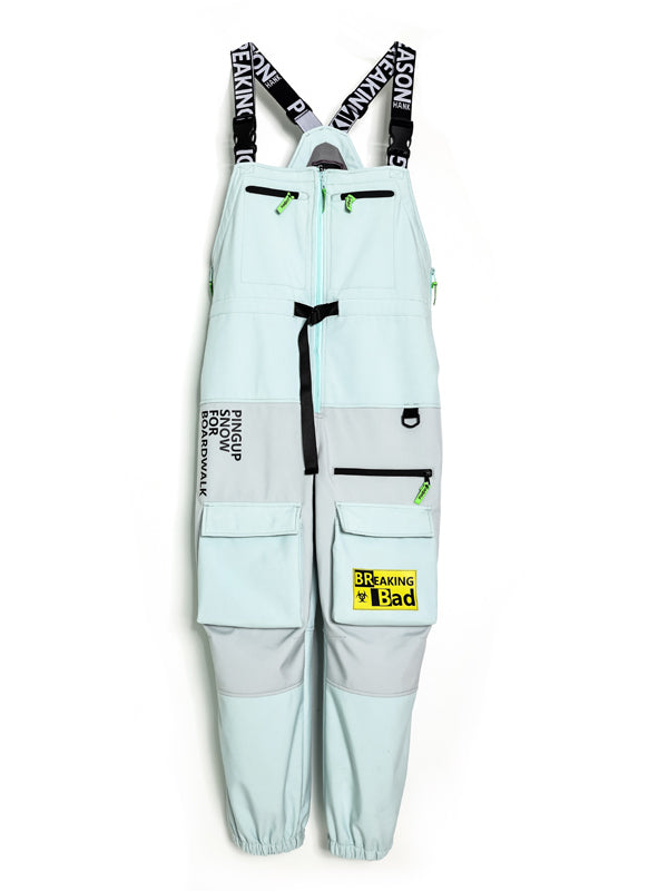 Pingup Unisex Breaking Bad Snowboardhose Latzhose für Herren