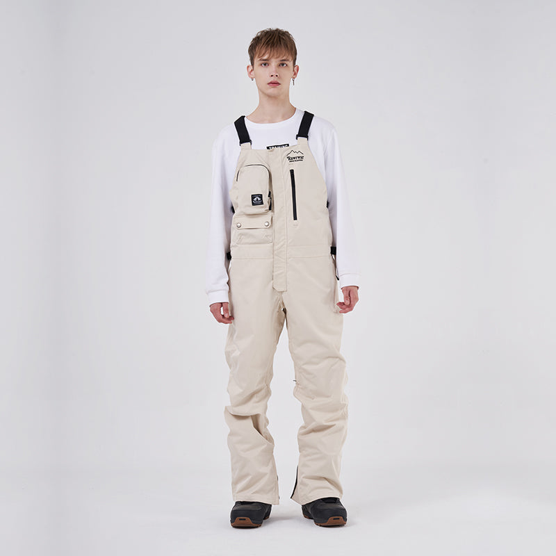 RAWRWAR Ice Storm Pocket Solid Snow Bib Pants für Damen
