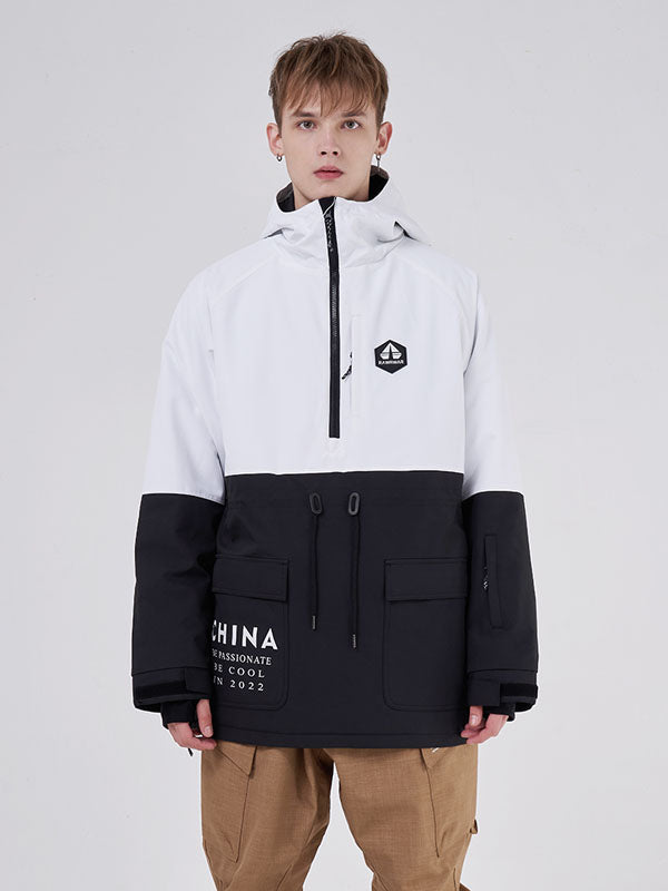 RAWRWAR Winter Infinity Colorblock Parka Schneejacke für Damen