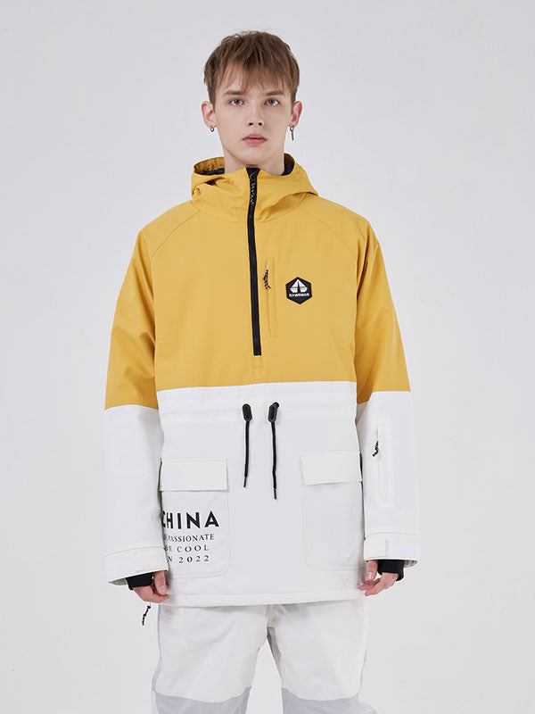 RAWRWAR Winter Infinity Colorblock Parka Schneejacke für Damen