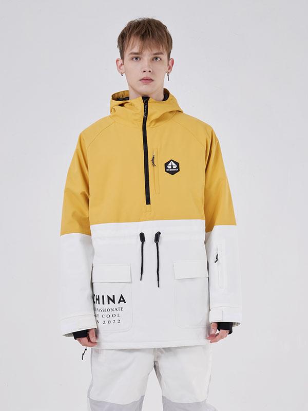 RAWRWAR Winter Infinity Colorblock Parka Schneejacke für Herren