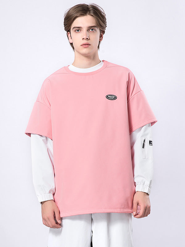Damen-Pullover Dook Snow Fake Two mit Rundhalsausschnitt