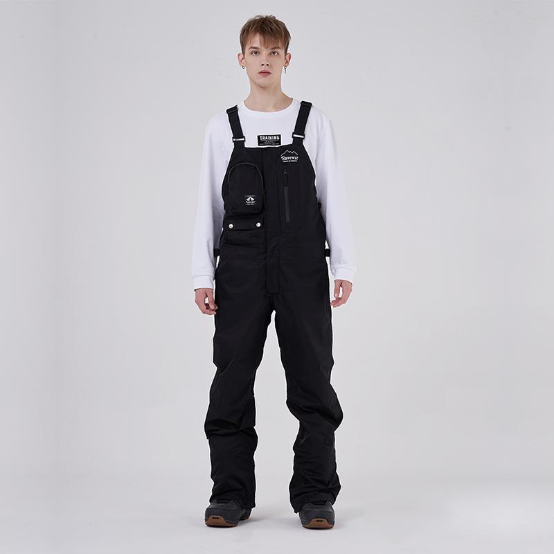 RAWRWAR Ice Storm Pocket Solid Snow Bibs Pants für Herren