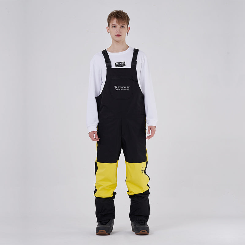 RAWRWAR Mountain Discover Colorblock Ski-Latzhose für Damen