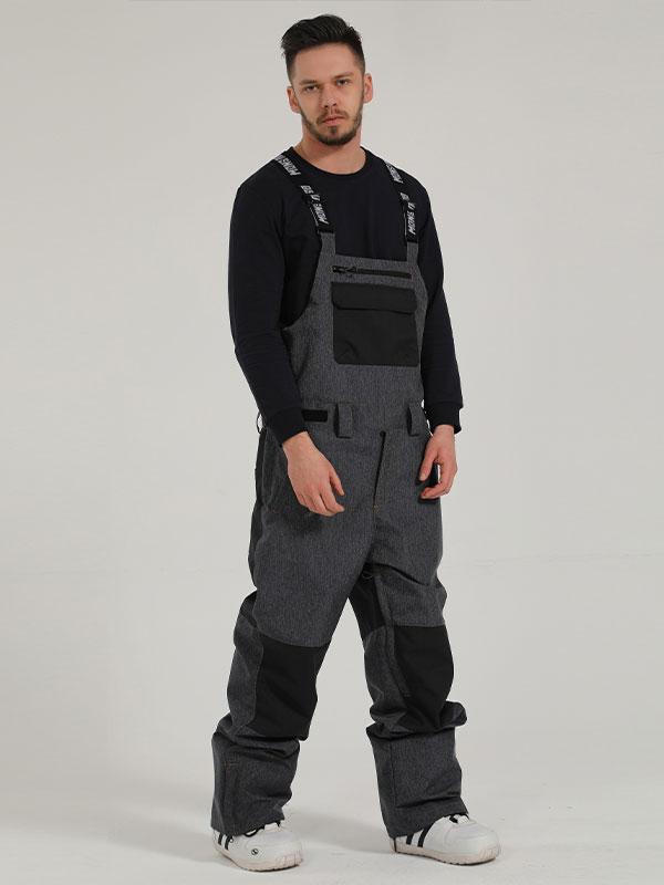 Damen Skihose mit Trägern Gsou Snow Mountain Discover Colorblock