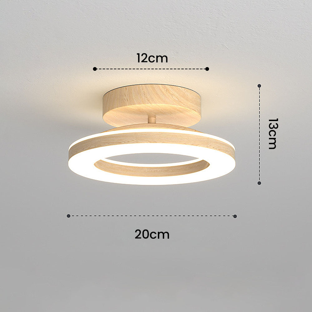 Luvano LED Deckenleuchte Acryl rund Flur Eingang