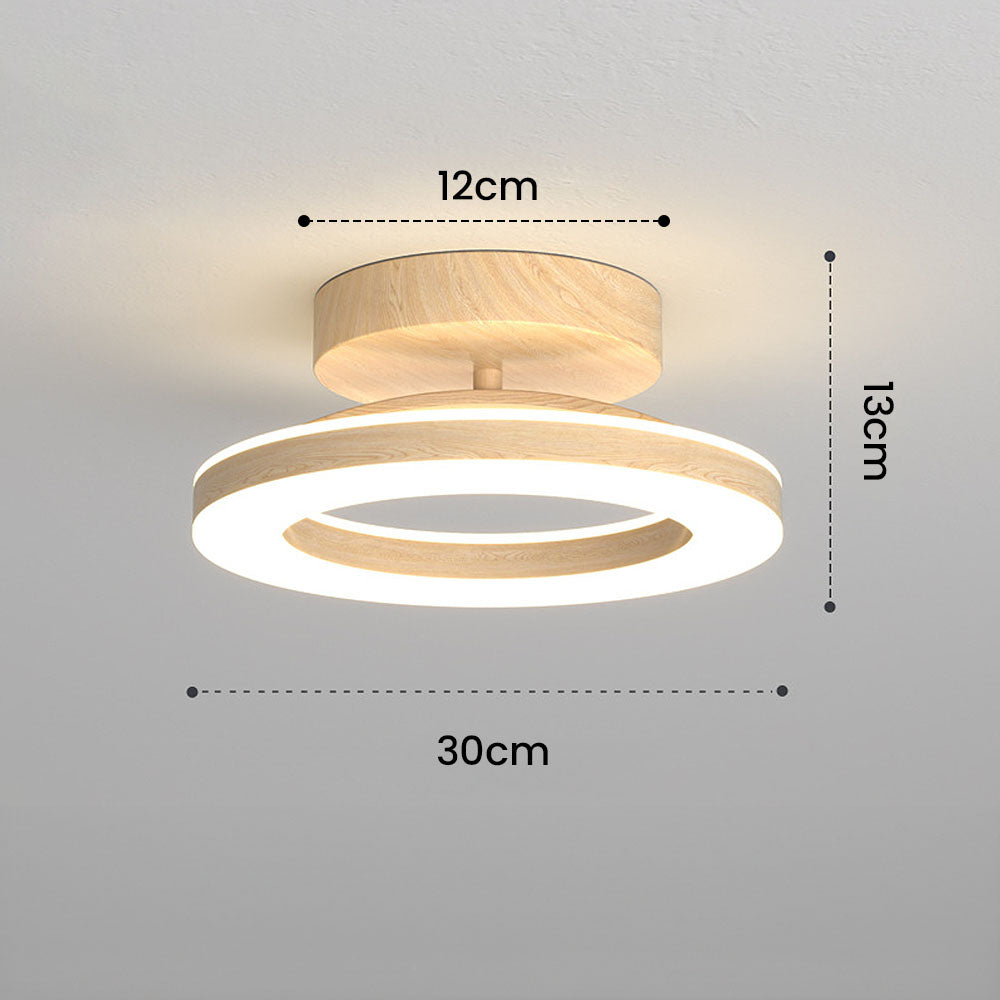 Luvano LED Deckenleuchte Acryl rund Flur Eingang
